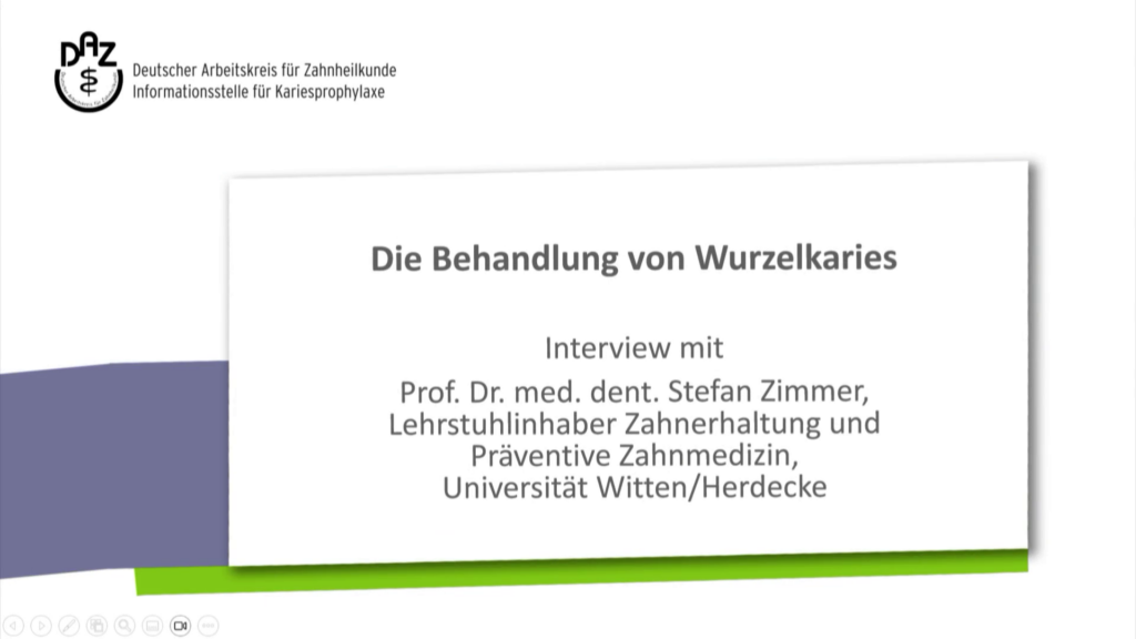Die Behandlung von Wurzelkaries